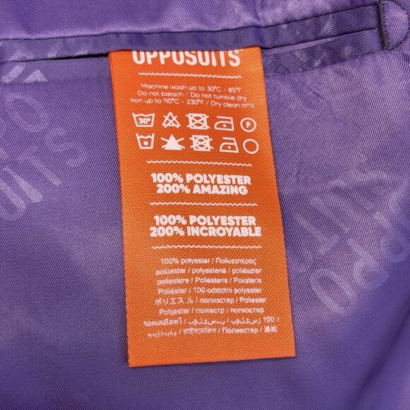 OppoSuits Tropical Treasure 2 Pc. Black Floral Suit Men’s Size 38 - Picture 6 of 16